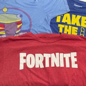 bundle of three fortnite graphic tees boys youth XL
